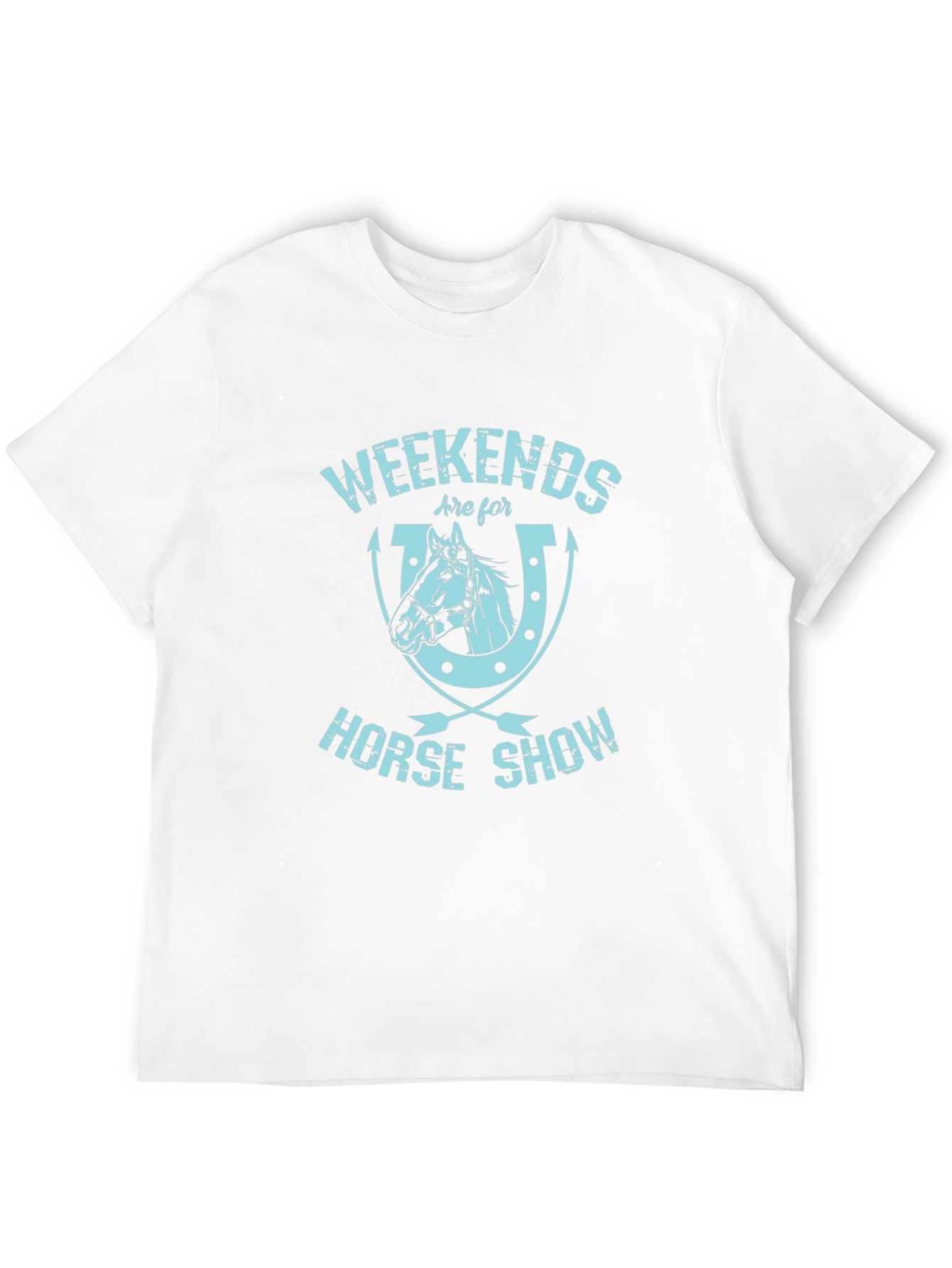 Black Weekends are for Horse Show T-Shirt - Black view 12