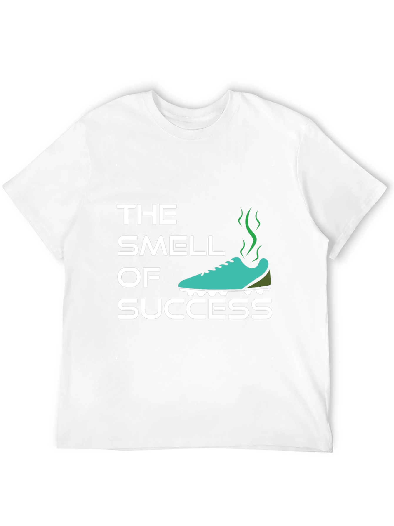 Black The Smell of Success T-Shirt - Humorous Athlete Shirt view 12