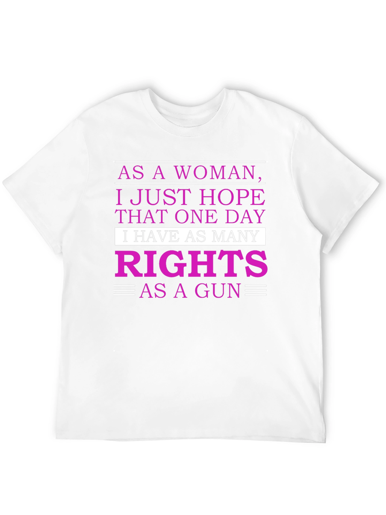 Black Feminist Rights Graphic T-Shirt - As Many Rights As a Gun view 12