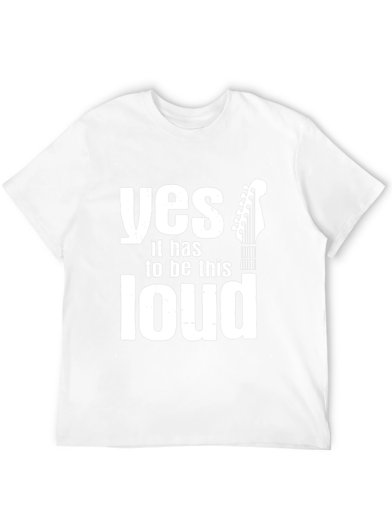 Black Yes It Has To Be This Loud Black Graphic Tee view 12