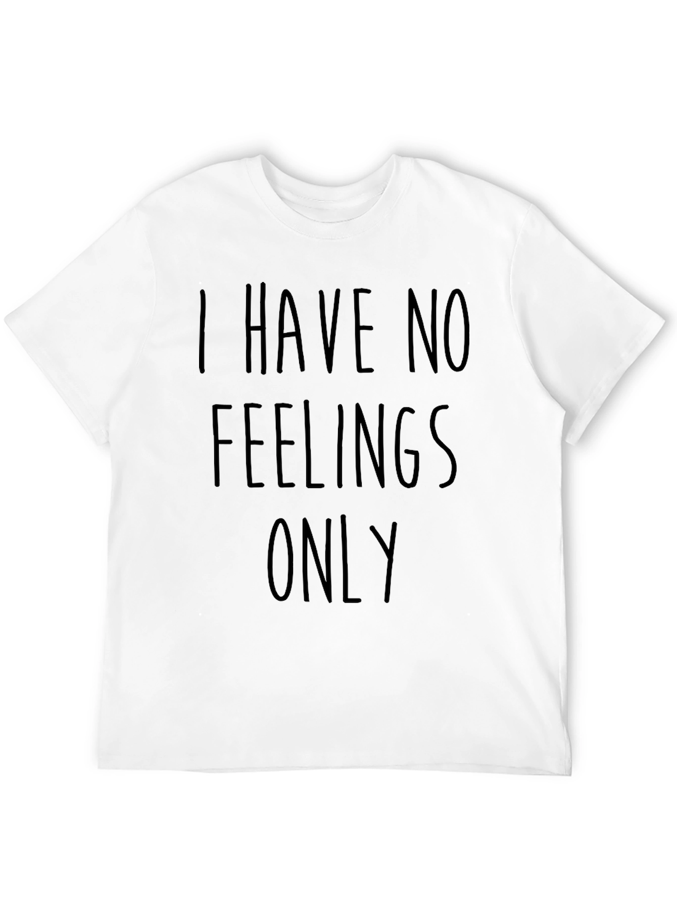 Black I Have No Feelings Only T-Shirt - Black view 12
