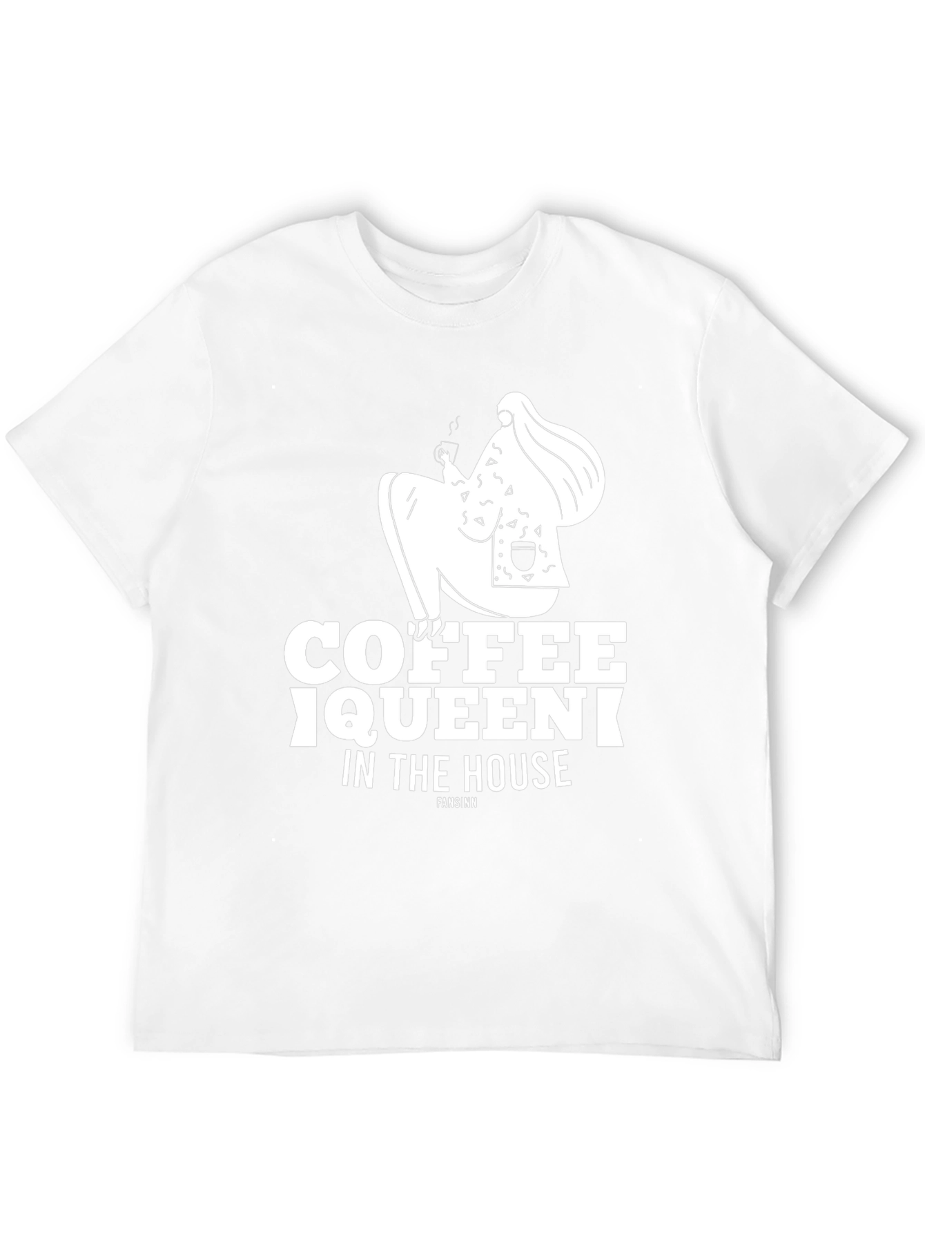 Black Coffee Queen Graphic T-Shirt - Casual Style view 12