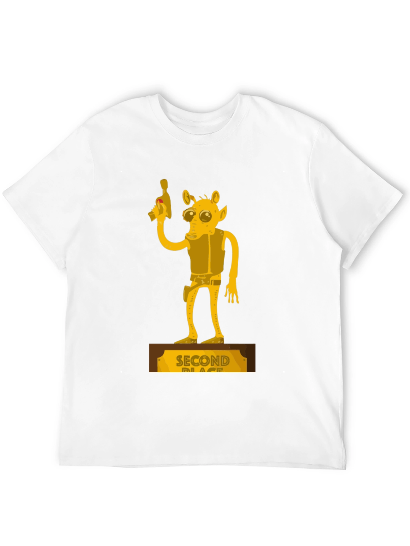 Black Second Place Alien Black Graphic Tee view 12