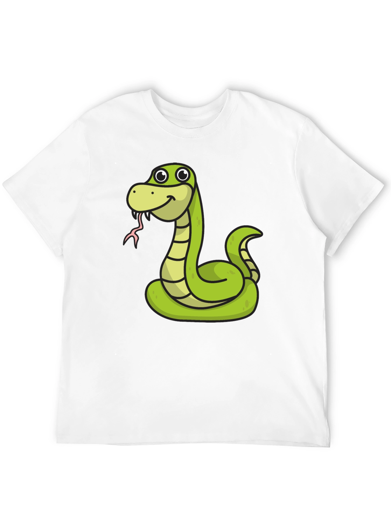 Black Snake Cartoon Graphic Tee view 12