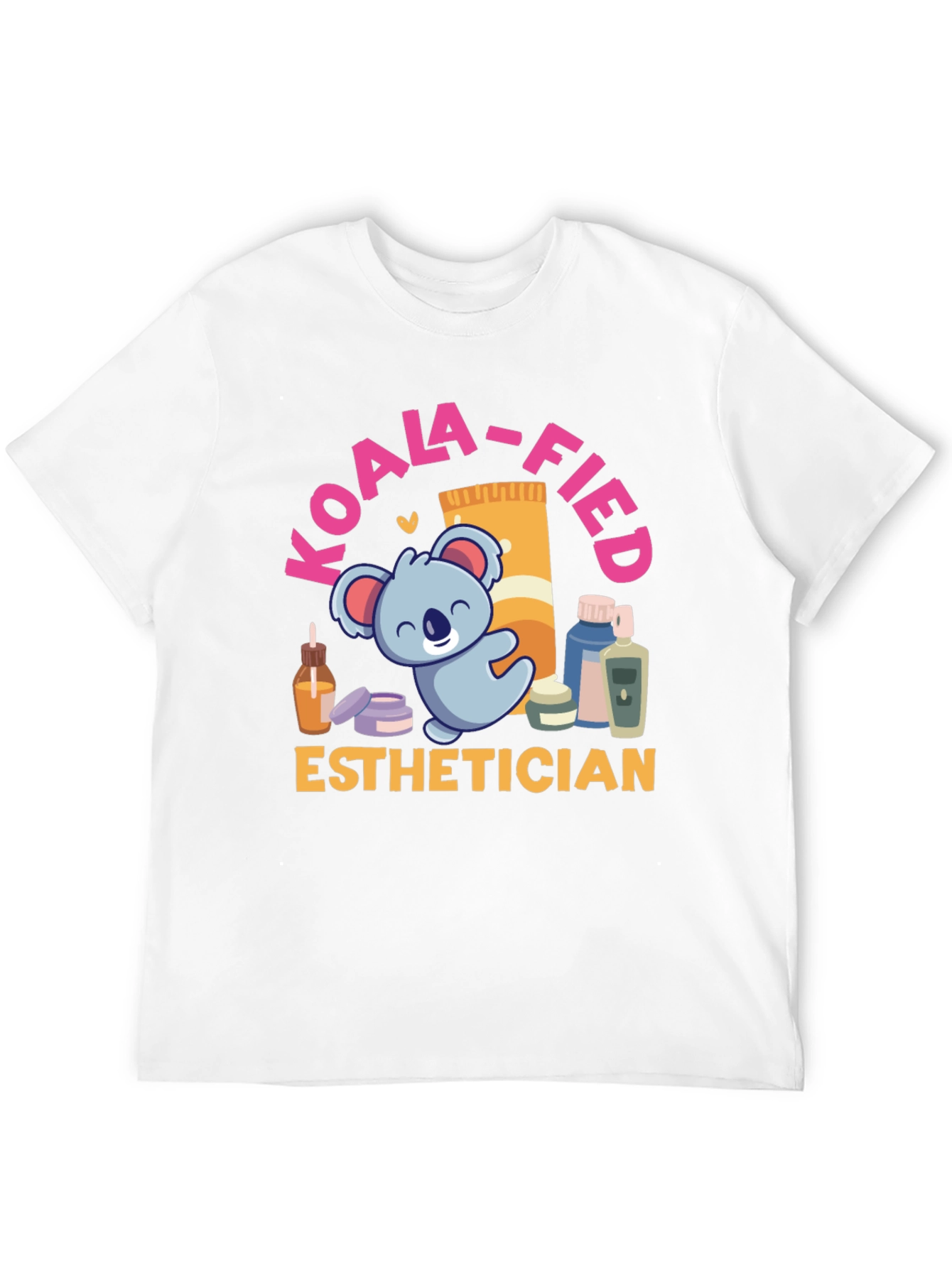 Black Koala-fied Esthetician T-Shirt view 12