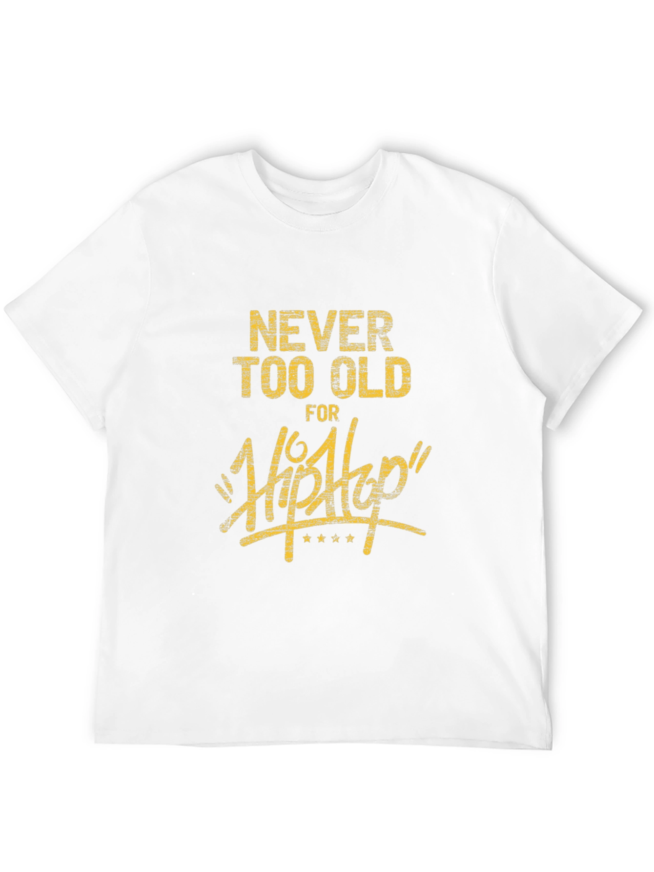 Black Never Too Old for Hip Hop Black Tee view 12