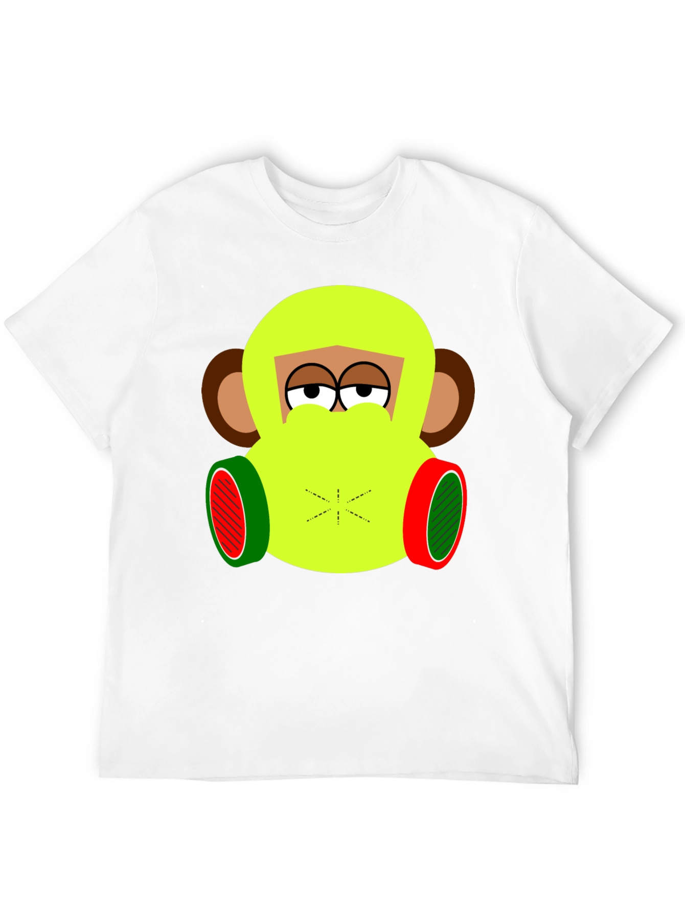 Black Funky Monkey Graphic Tee - Black Cotton Blend view 12