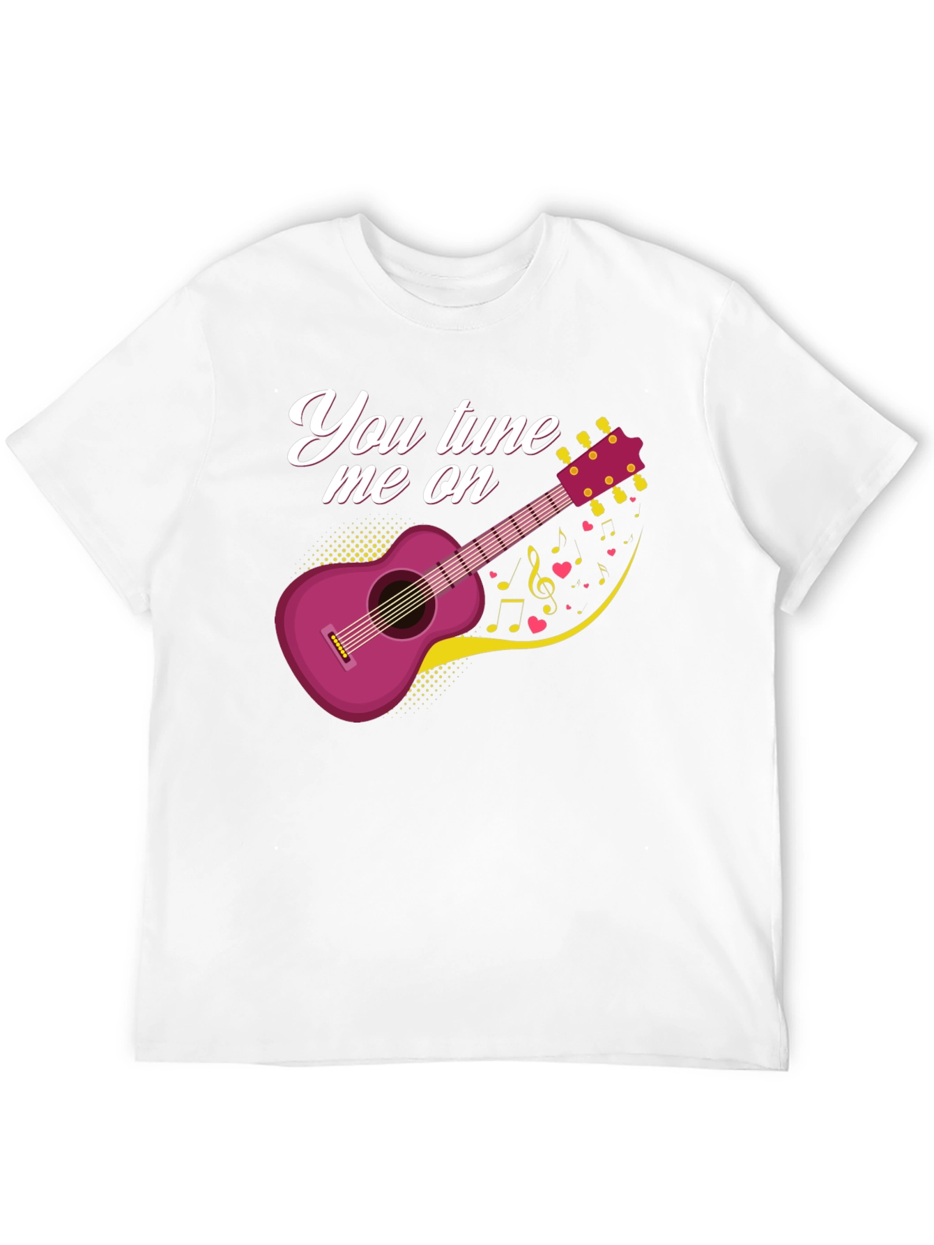 Black You Tune Me On Guitar Music Lover T-Shirt view 12
