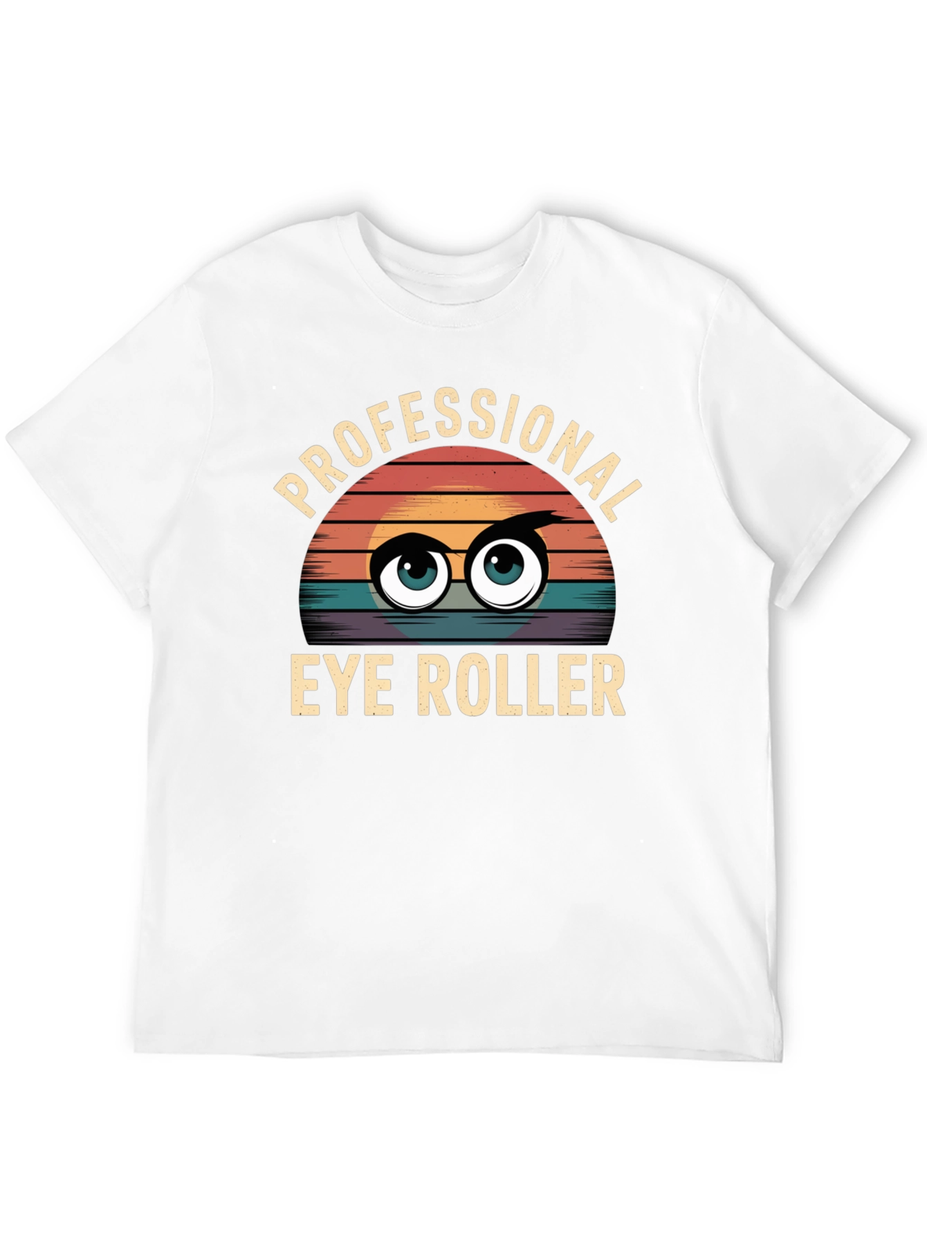 Black Professional Eye Roller T-Shirt view 12