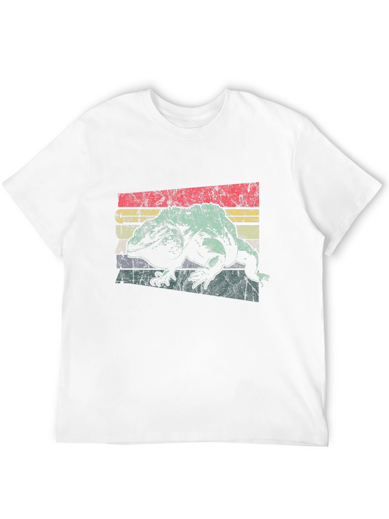 Black Vintage Iguana Graphic T-Shirt - Retro Style view 12