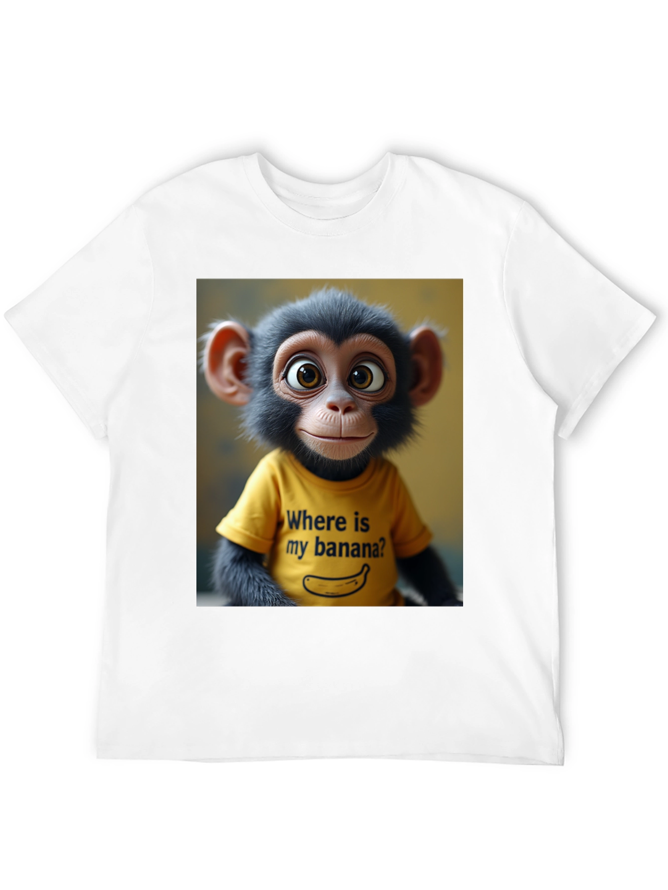 Black Monkey T-Shirt: Where's My Banana? view 12