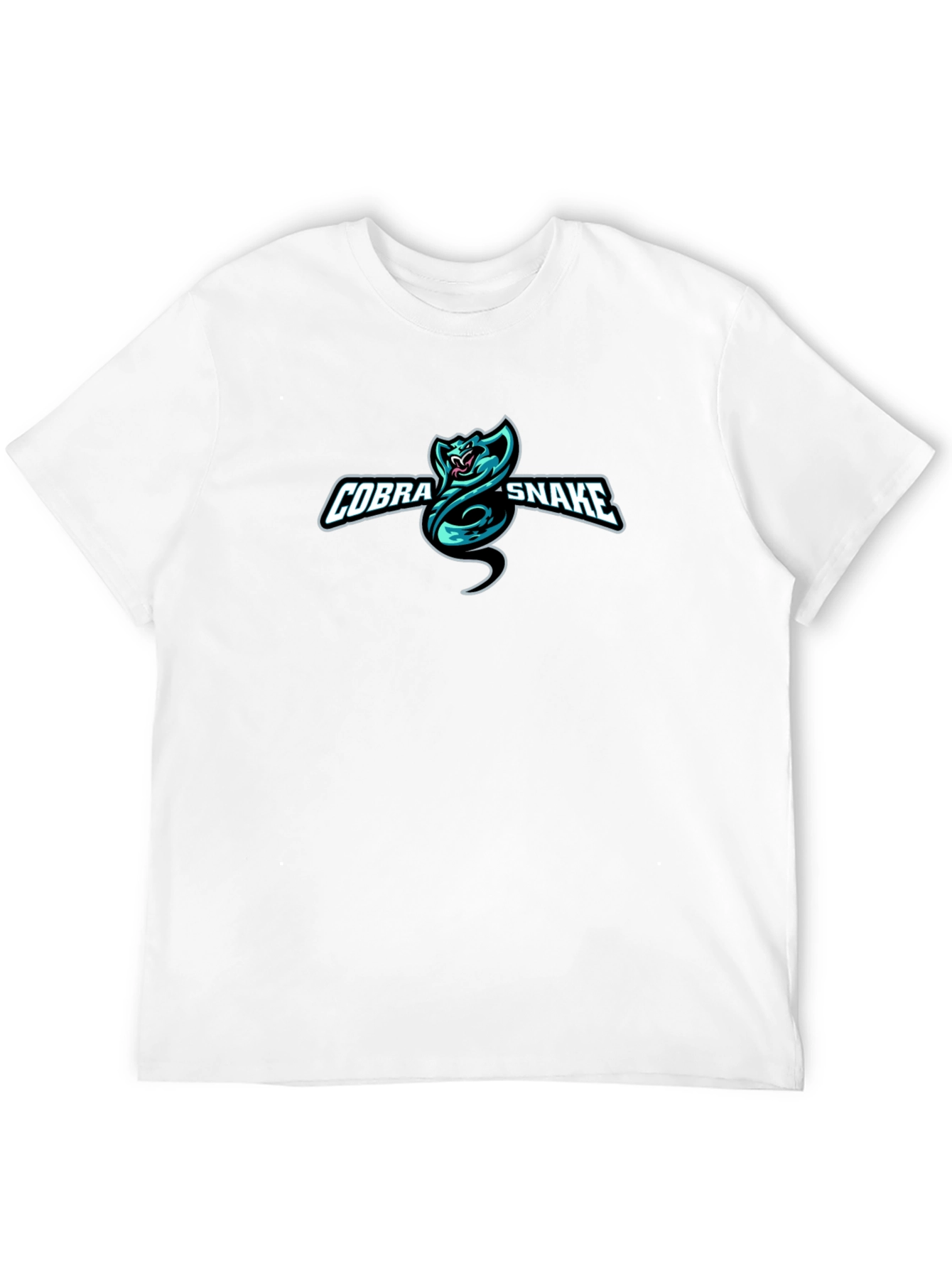 Black Cobra Snake Graphic Black T-Shirt view 12