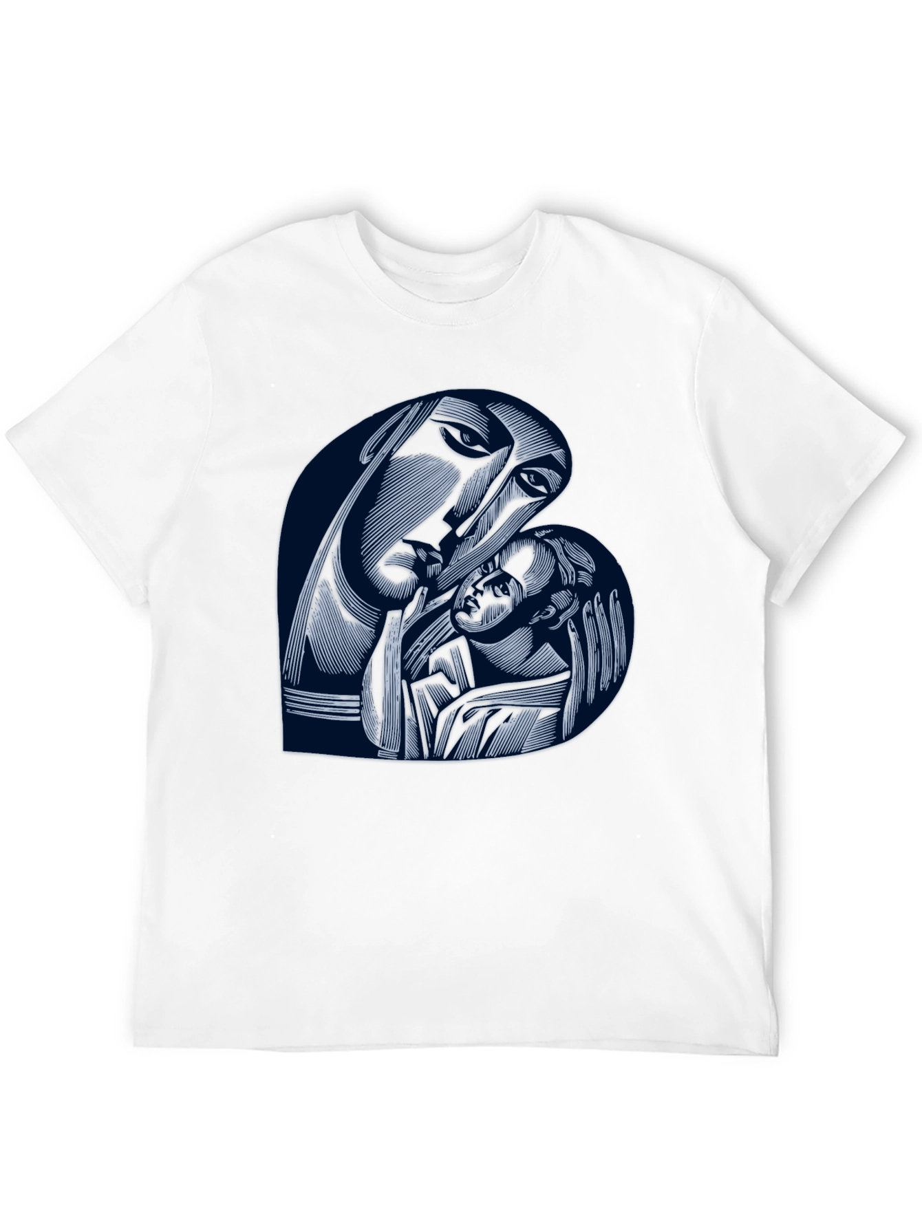 Black Madonna and Child Graphic T-Shirt view 12