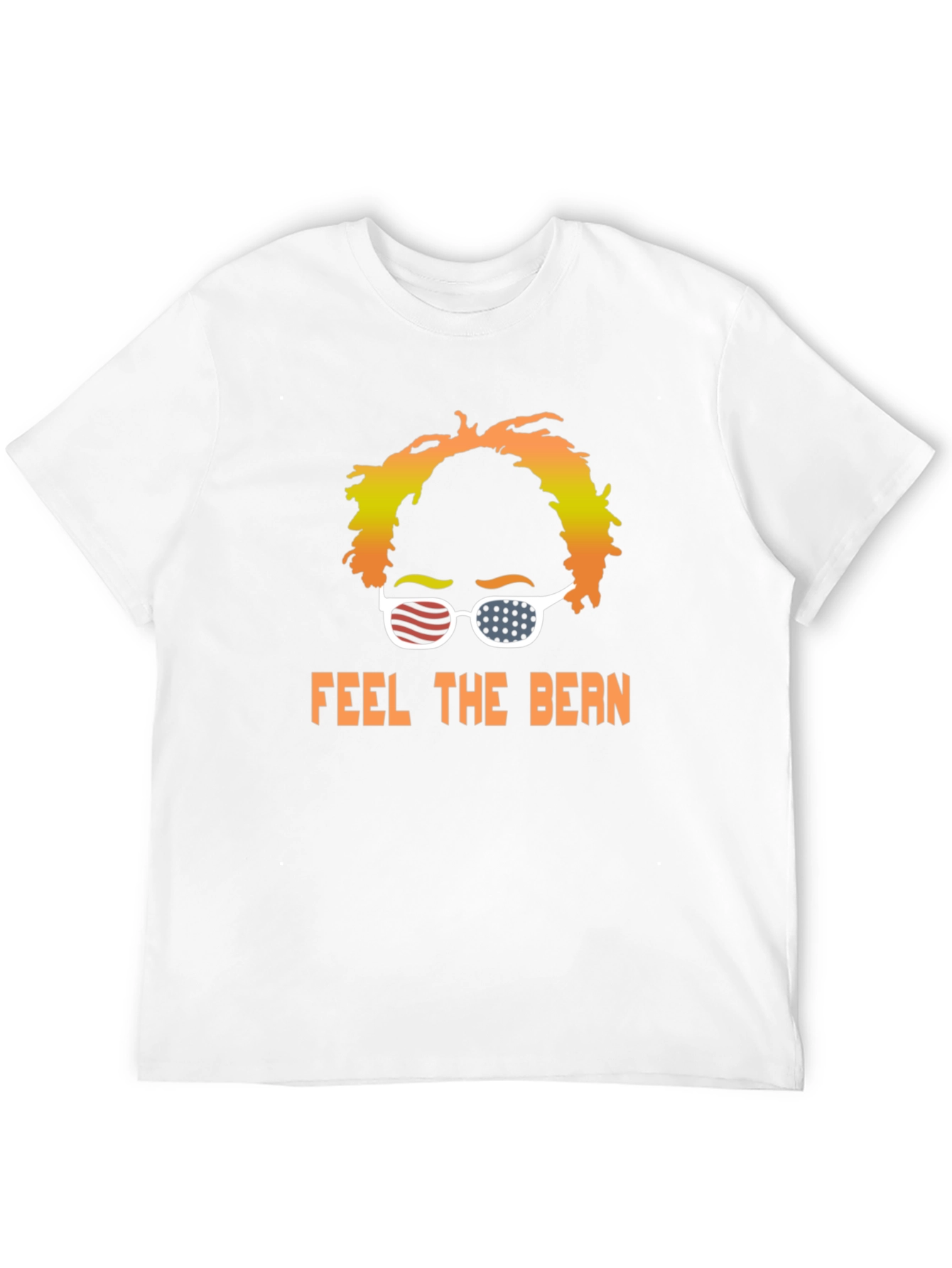 Black Feel the Bern T-Shirt - Political Graphic Tee view 12