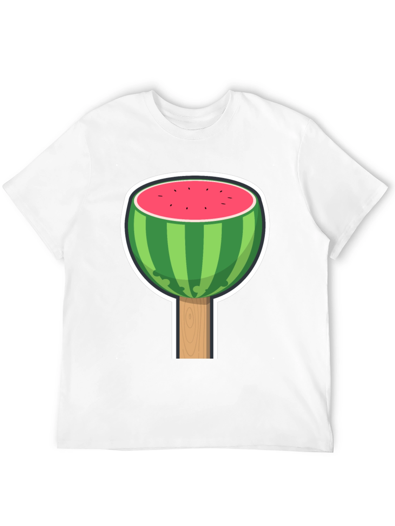 Black Watermelon Lollipop Graphic Tee view 12