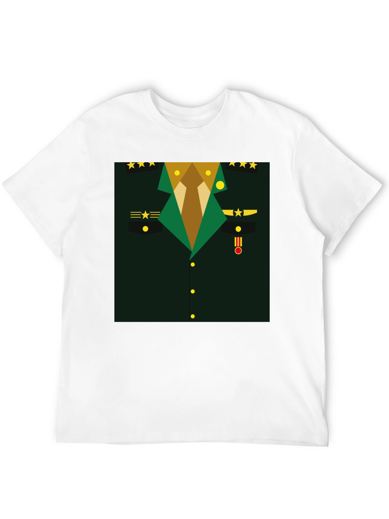 Black Military Costume T-Shirt - Dress Up Fun! view 12