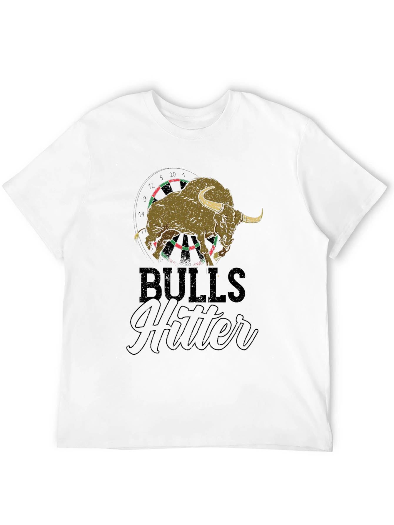 Black Bulls Hitter Graphic T-Shirt view 12