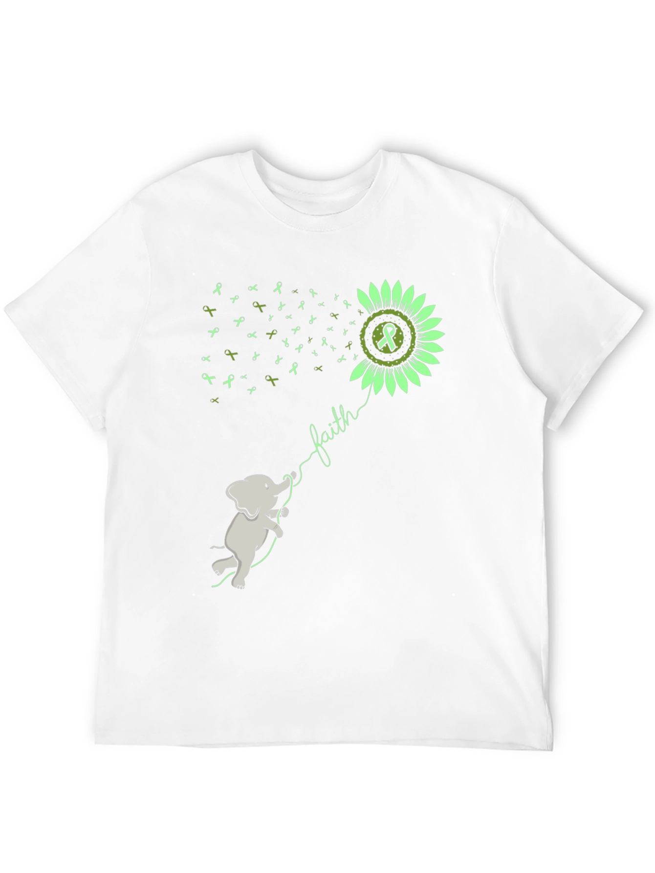 Black Faith Elephant Sunflower Graphic Tee view 12