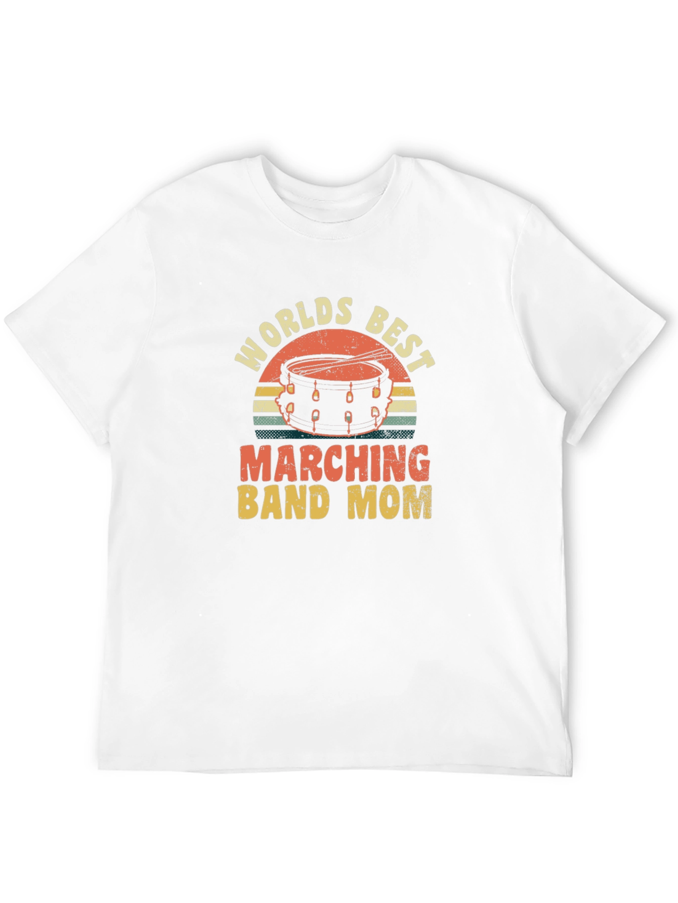 Black Worlds Best Marching Band Mom T-Shirt view 12
