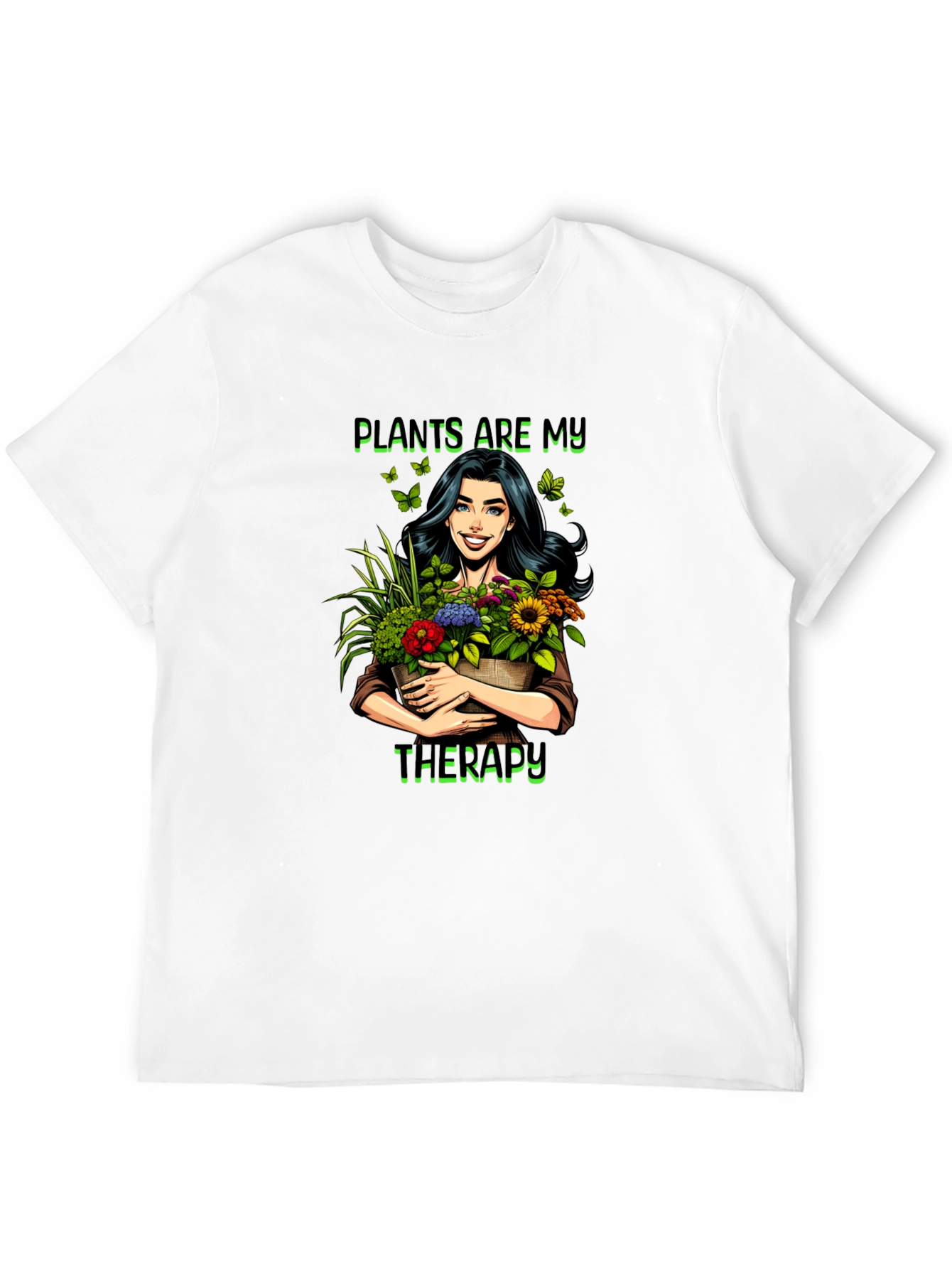 Plants Are My Therapy T-Shirt - 12
