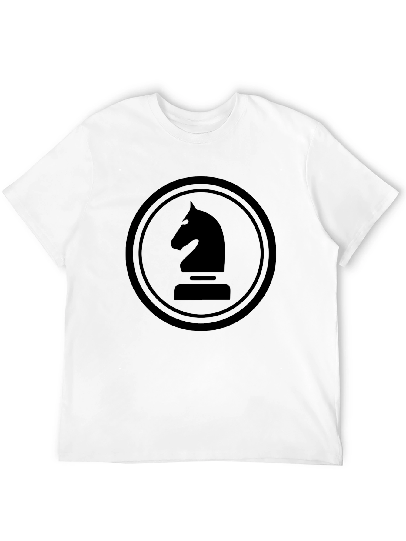 Black Knight Chess Piece T-Shirt - 12