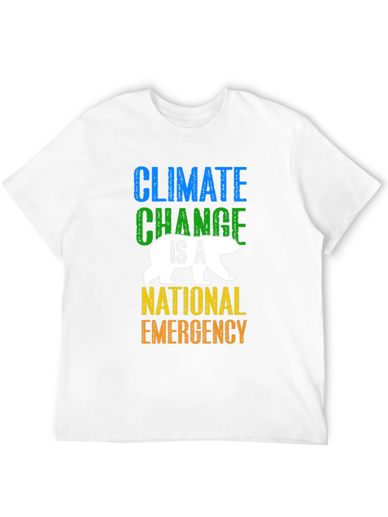 Black Climate Change is a National Emergency T-Shirt view 12