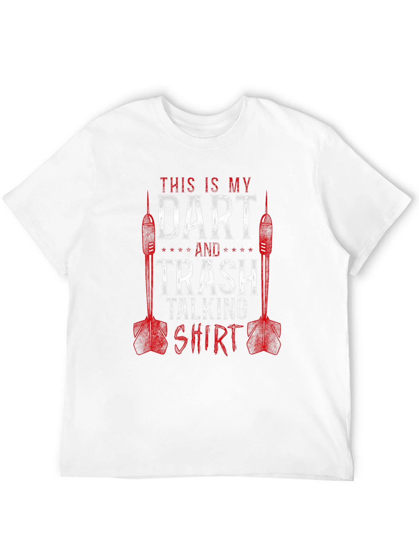 Black Dart and Trash Talking Shirt - Funny Darts T-Shirt view 12