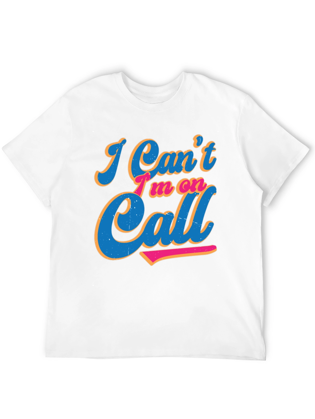 Black I'm On Call Graphic Tee - Black Crewneck Shirt view 12