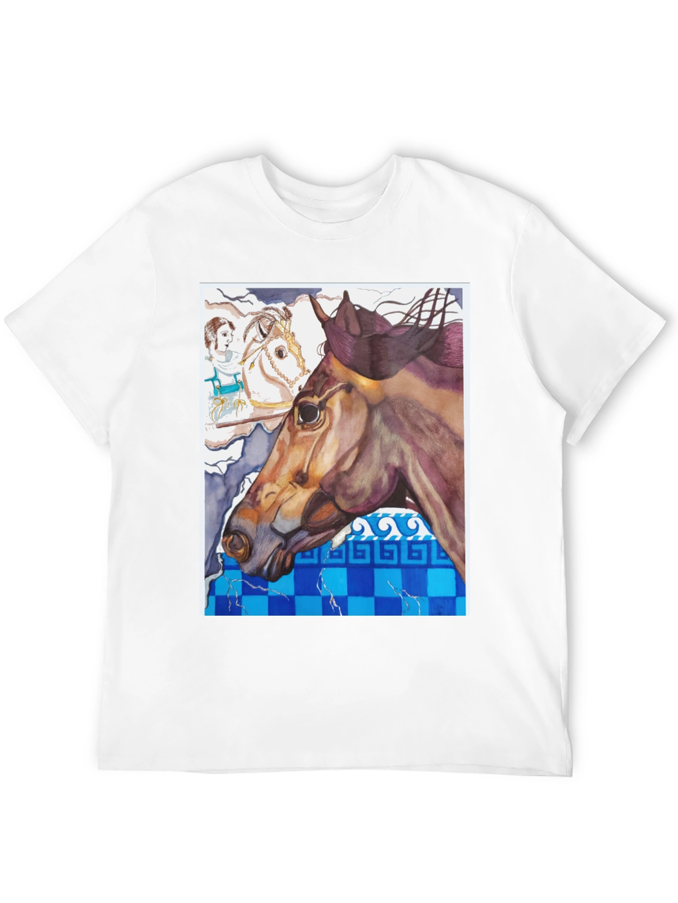 Black Horse Art Graphic Tee view 12