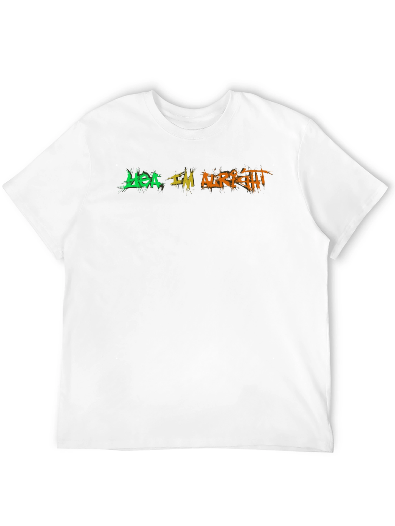 Black Yea I'm Alright Graphic T-Shirt view 12