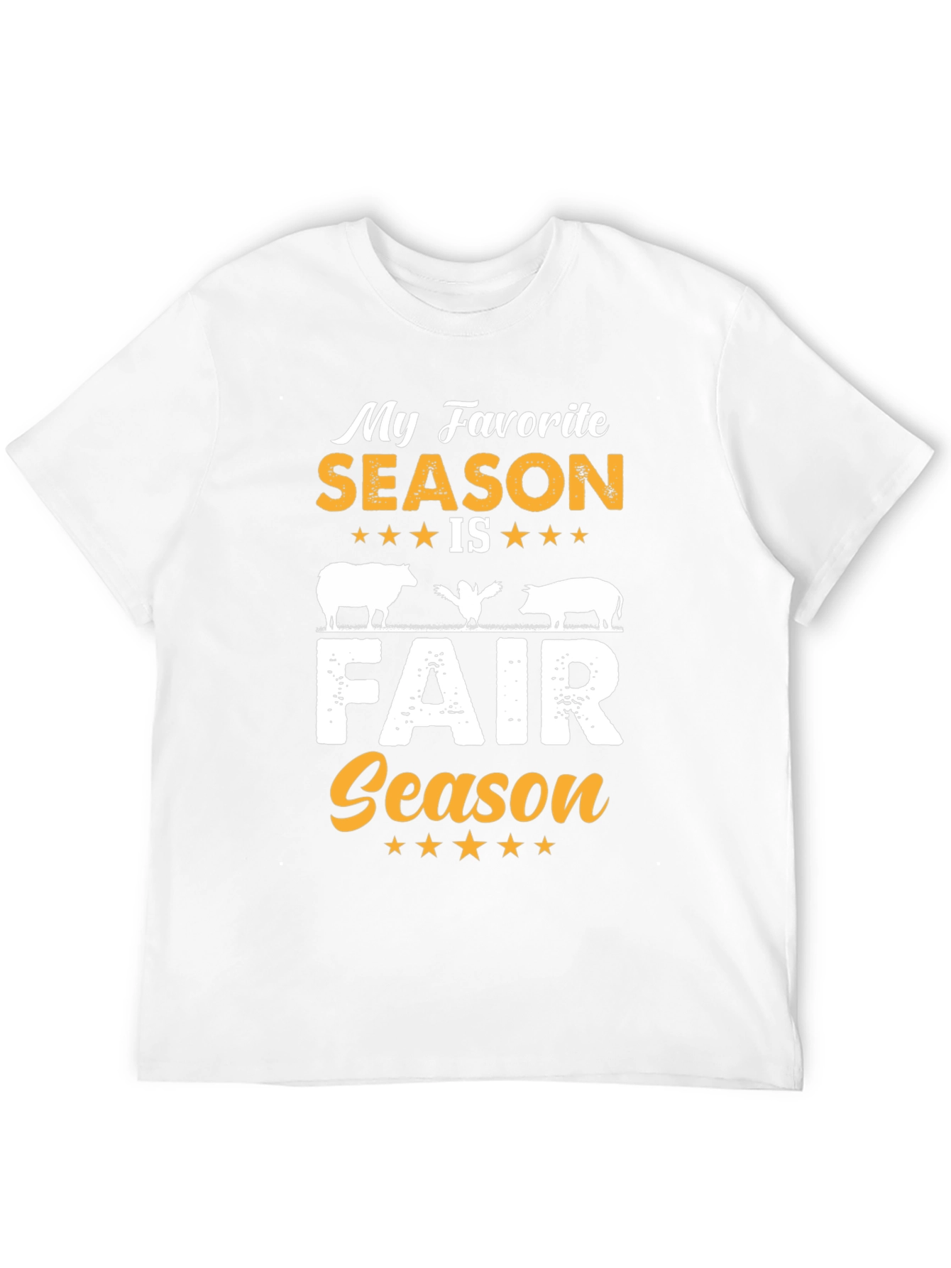 Black My Favorite Season is Fair Season T-Shirt view 12