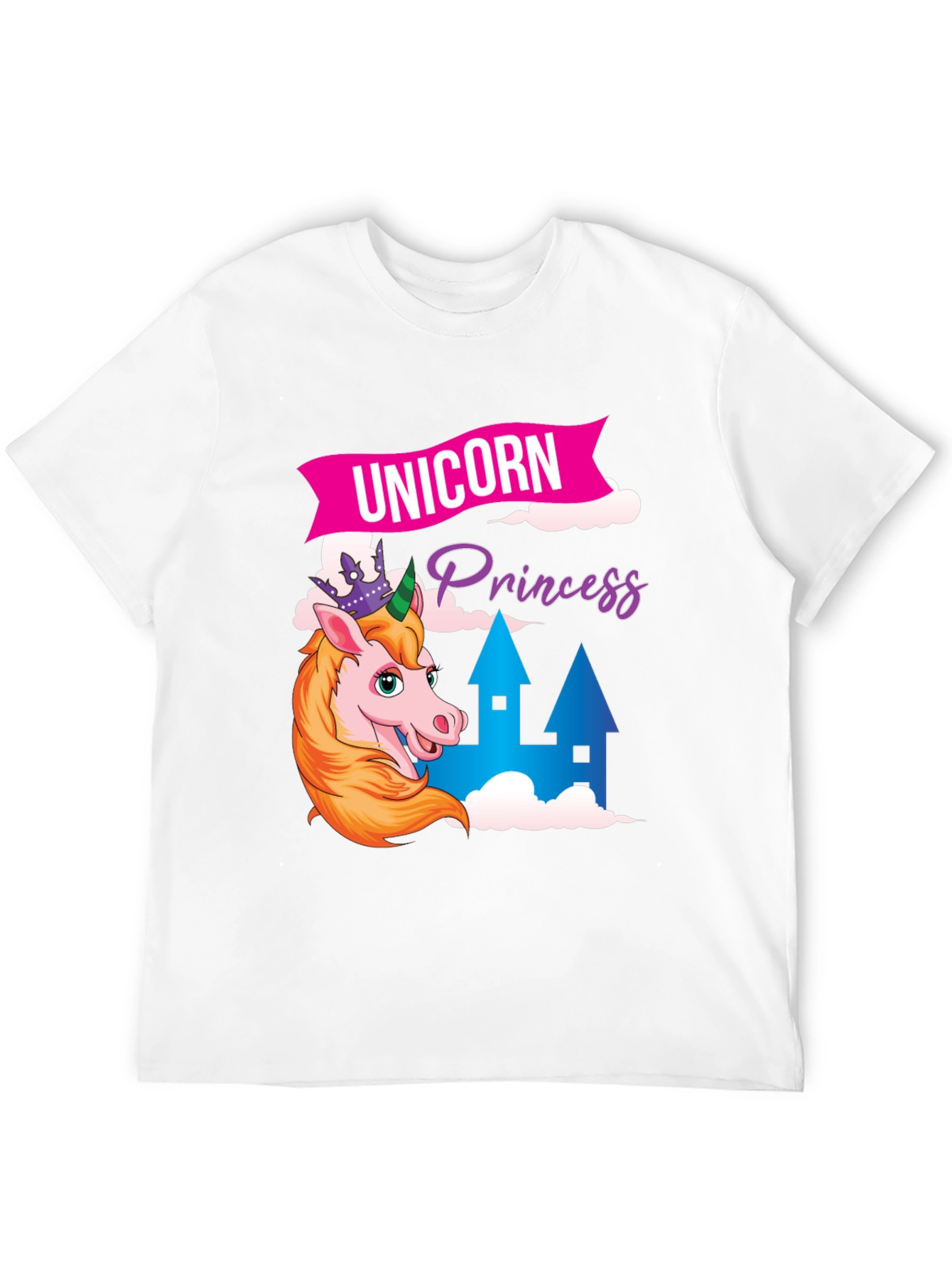 Black Unicorn Princess T-Shirt - Fun Graphic Tee view 12
