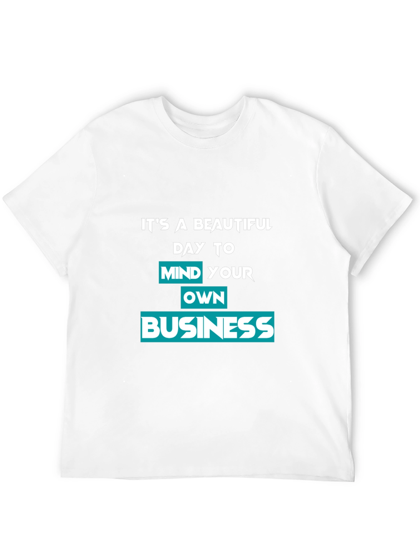 Black Mind Your Own Business Graphic Tee view 12