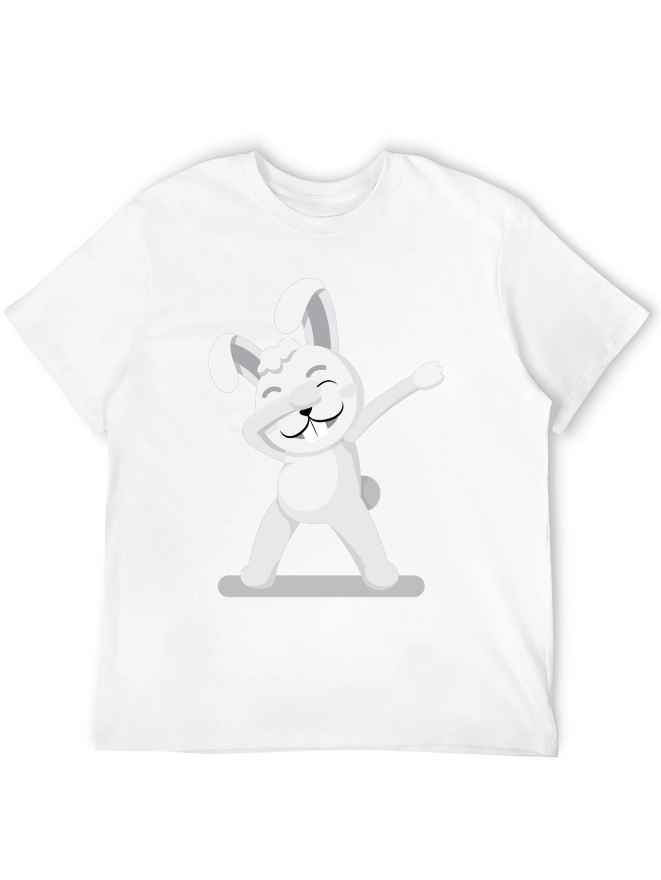 Dabbing Bunny Graphic Tee - Cool & Comfy Black T-Shirt - 12