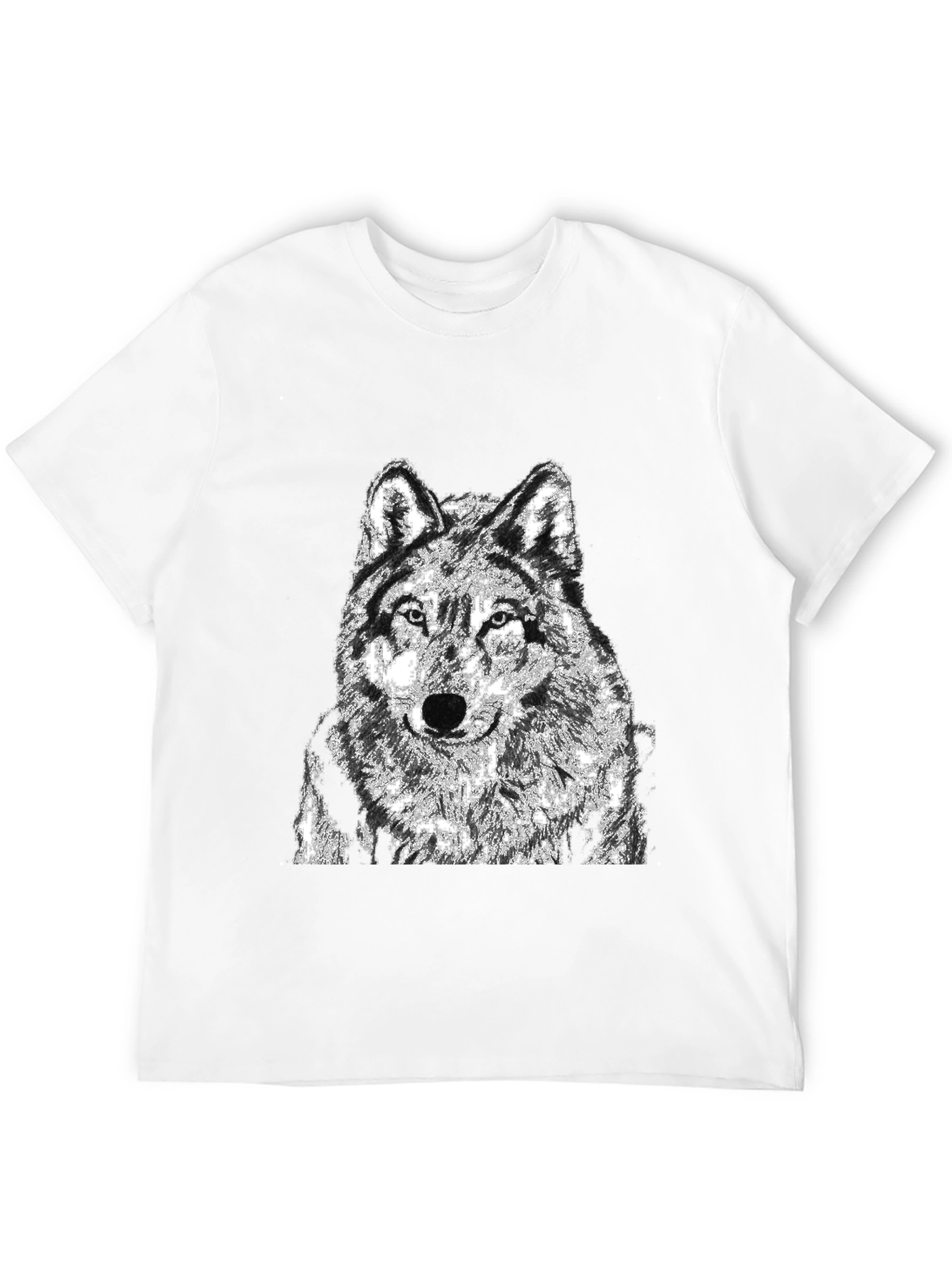 Black Black Wolf Graphic T-Shirt view 12