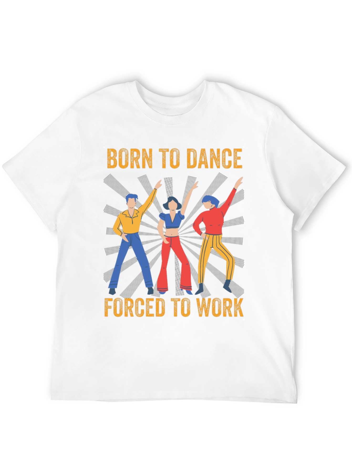 Black Born To Dance T-Shirt view 12