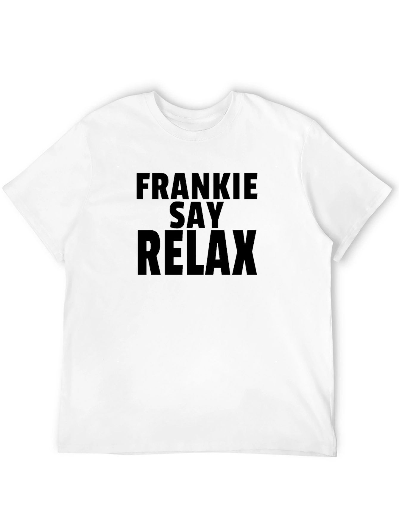 Black Frankie Say Relax Graphic Tee - Black view 12