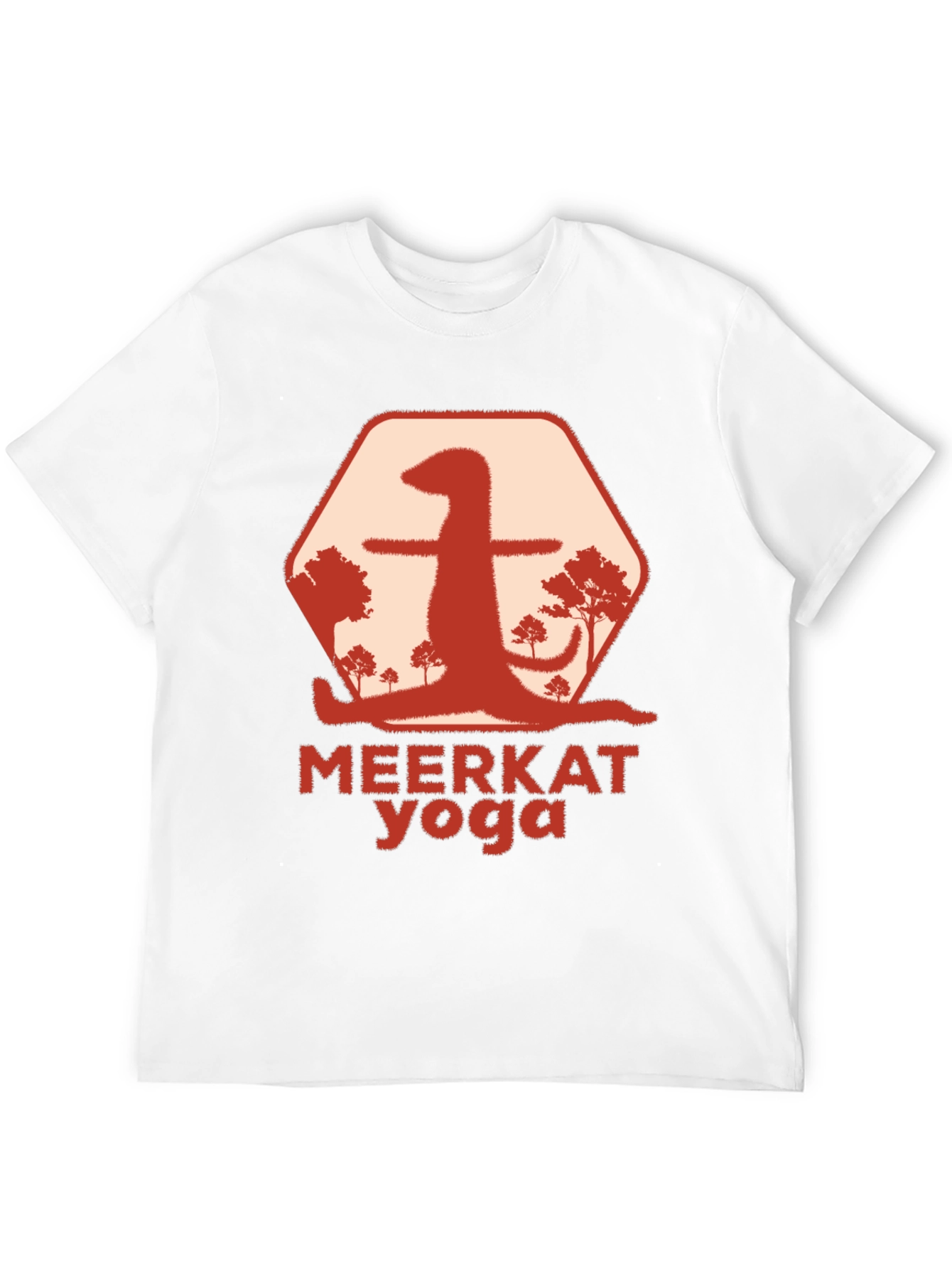 Black Meerkat Yoga Graphic T-Shirt - Unique Animal Design view 12