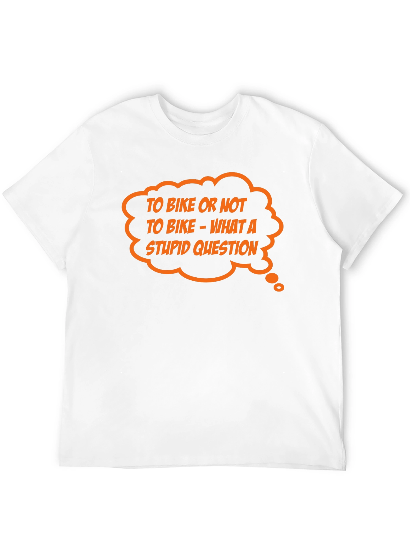 Black Funny Biker T-Shirt - To Bike or Not to Bike view 12