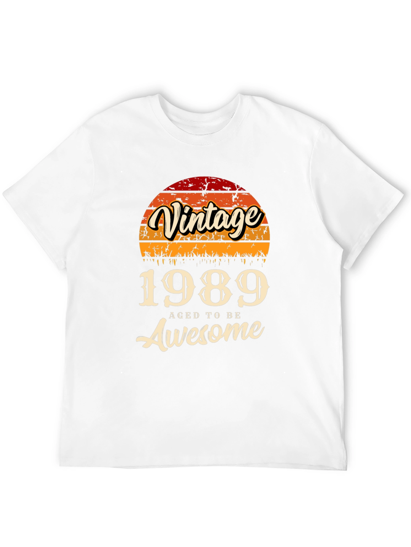 Black Vintage 1989 Aged To Be Awesome T-Shirt view 12
