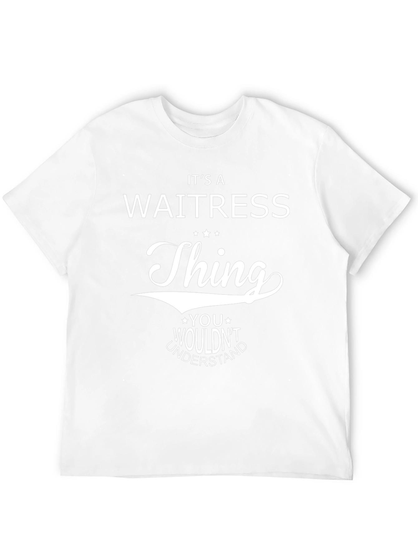 Black It's a Waitress Thing T-Shirt Funny Waitressing Gift Tee view 12