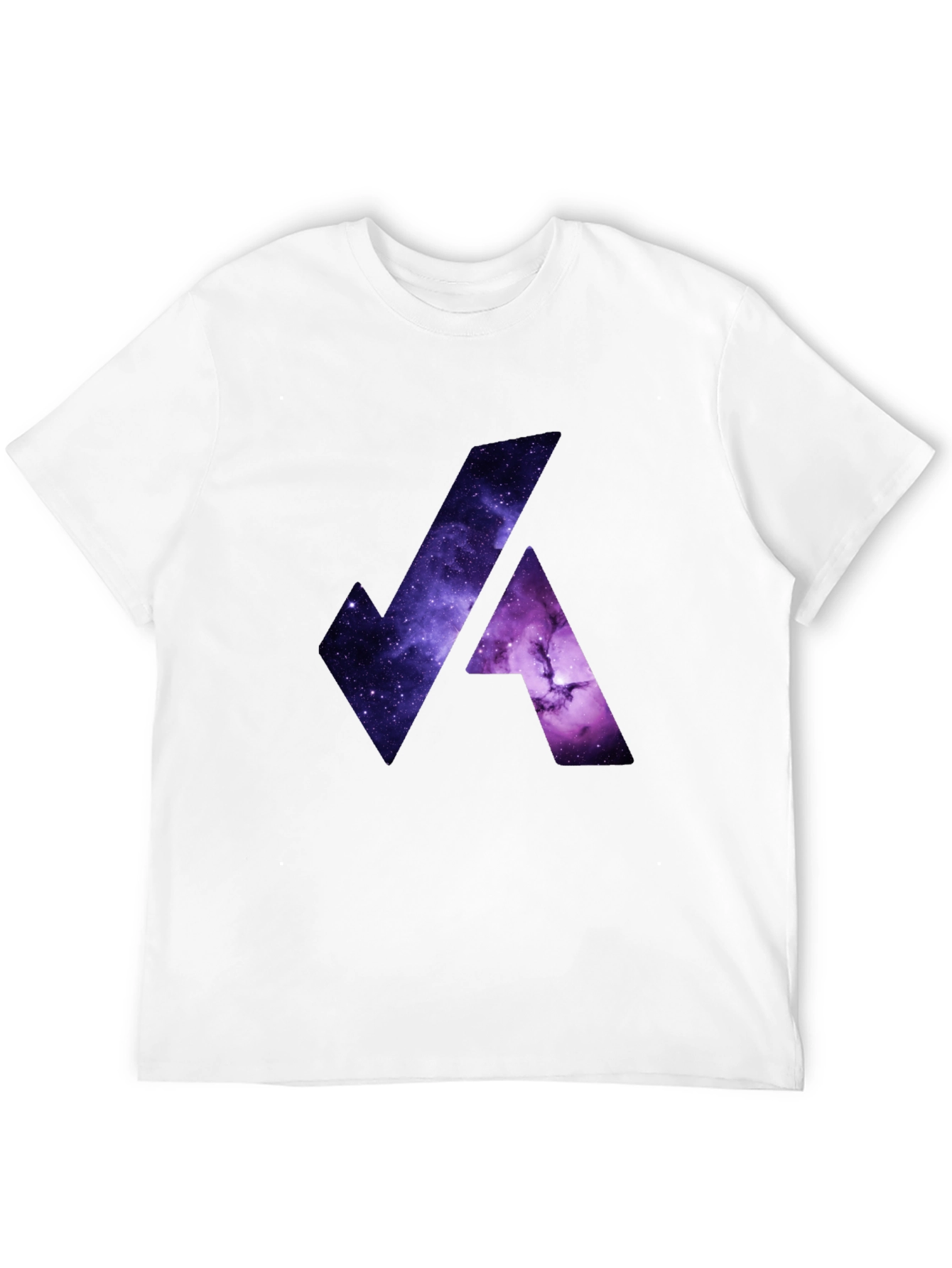 Black Cosmic Galaxy Graphic Tee - Black Cotton Blend view 12