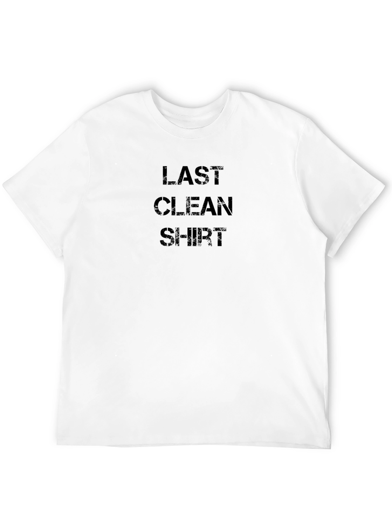 Black Last Clean Shirt Funny Graphic Tee view 12