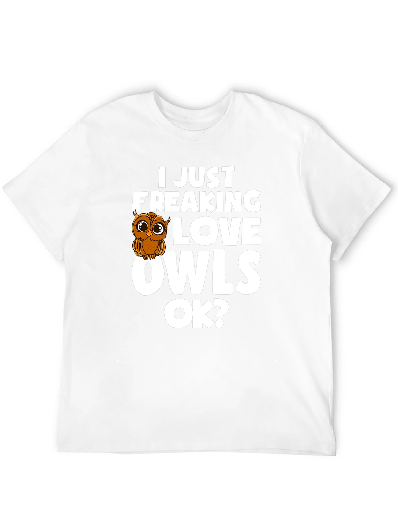 Black I Love Owls T-Shirt - Cute Owl Graphic Tee view 12