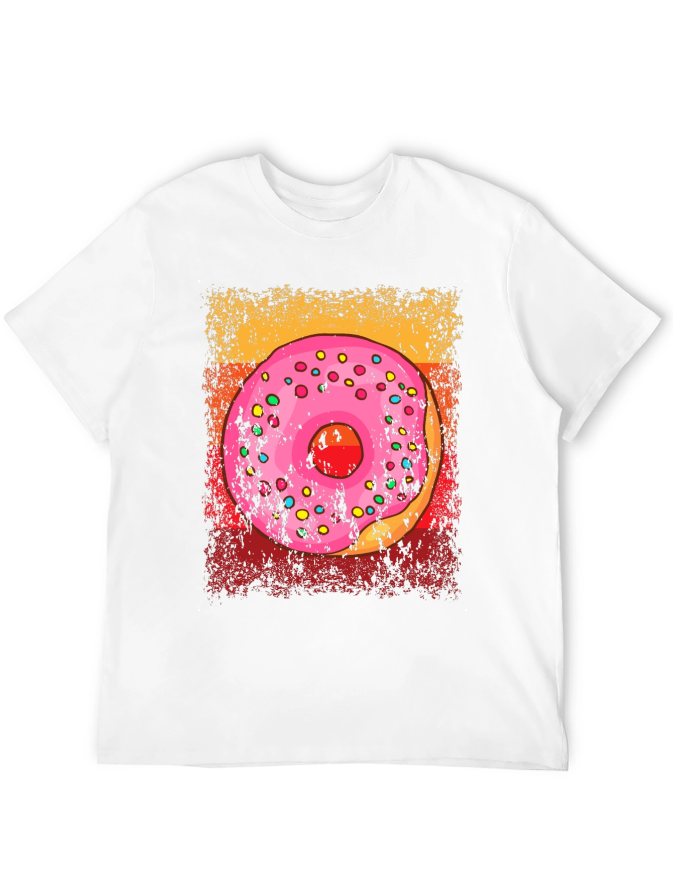 Black Donut T-Shirt - Sweet Treat Graphic Tee view 12