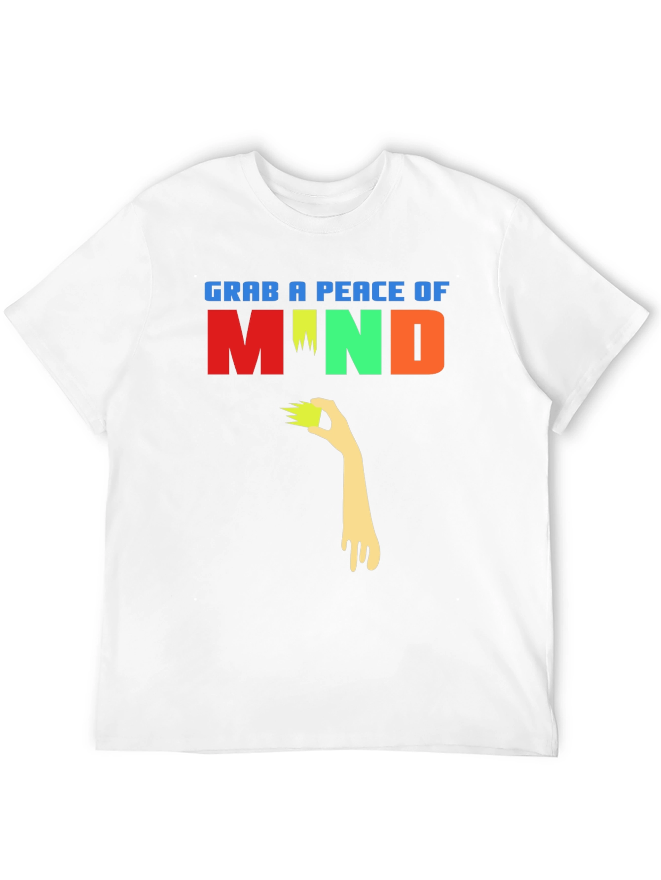 Black Grab A Peace Of Mind Graphic T-Shirt view 12