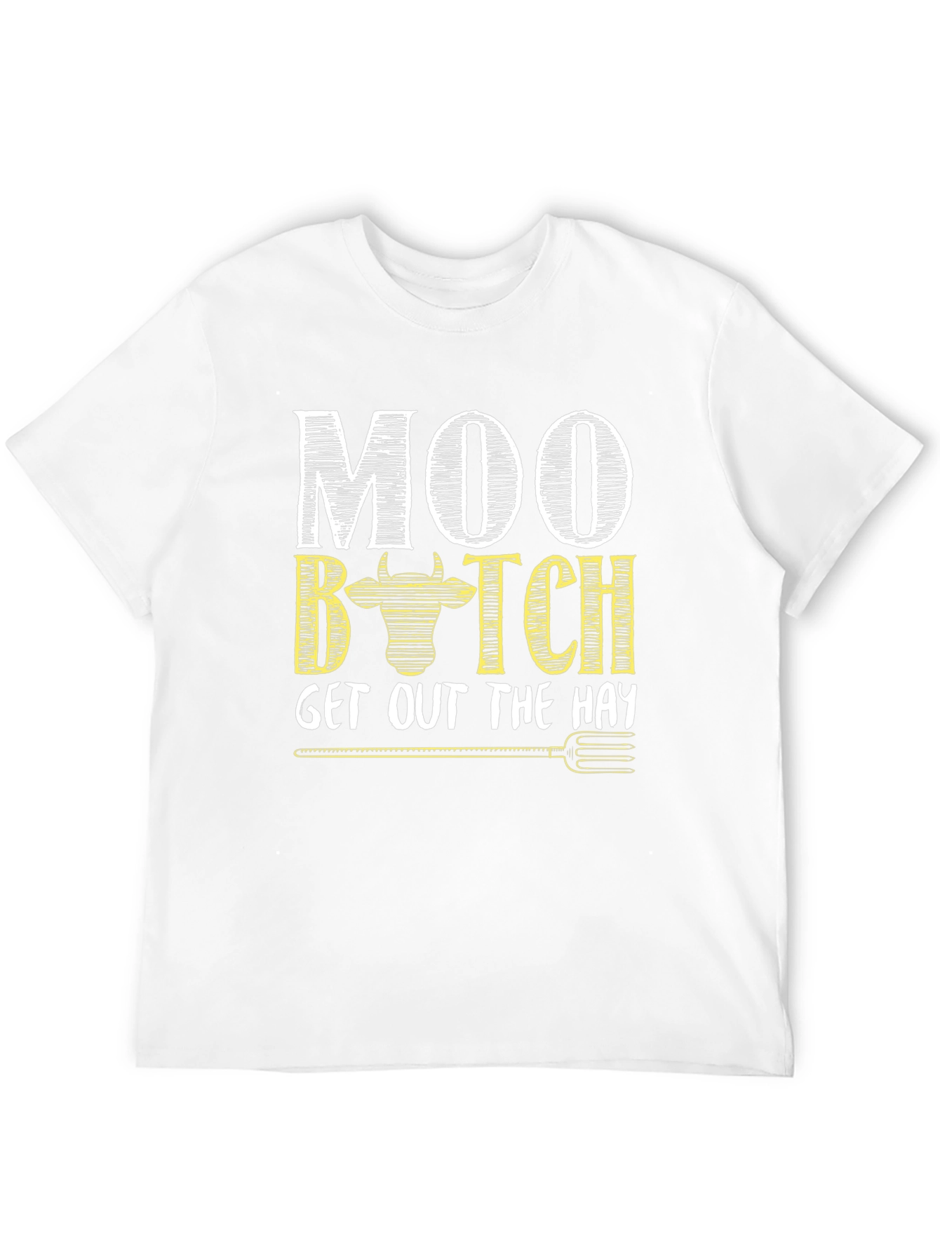 Black Moo B*tch T-Shirt - Farm Humor Novelty Tee view 12