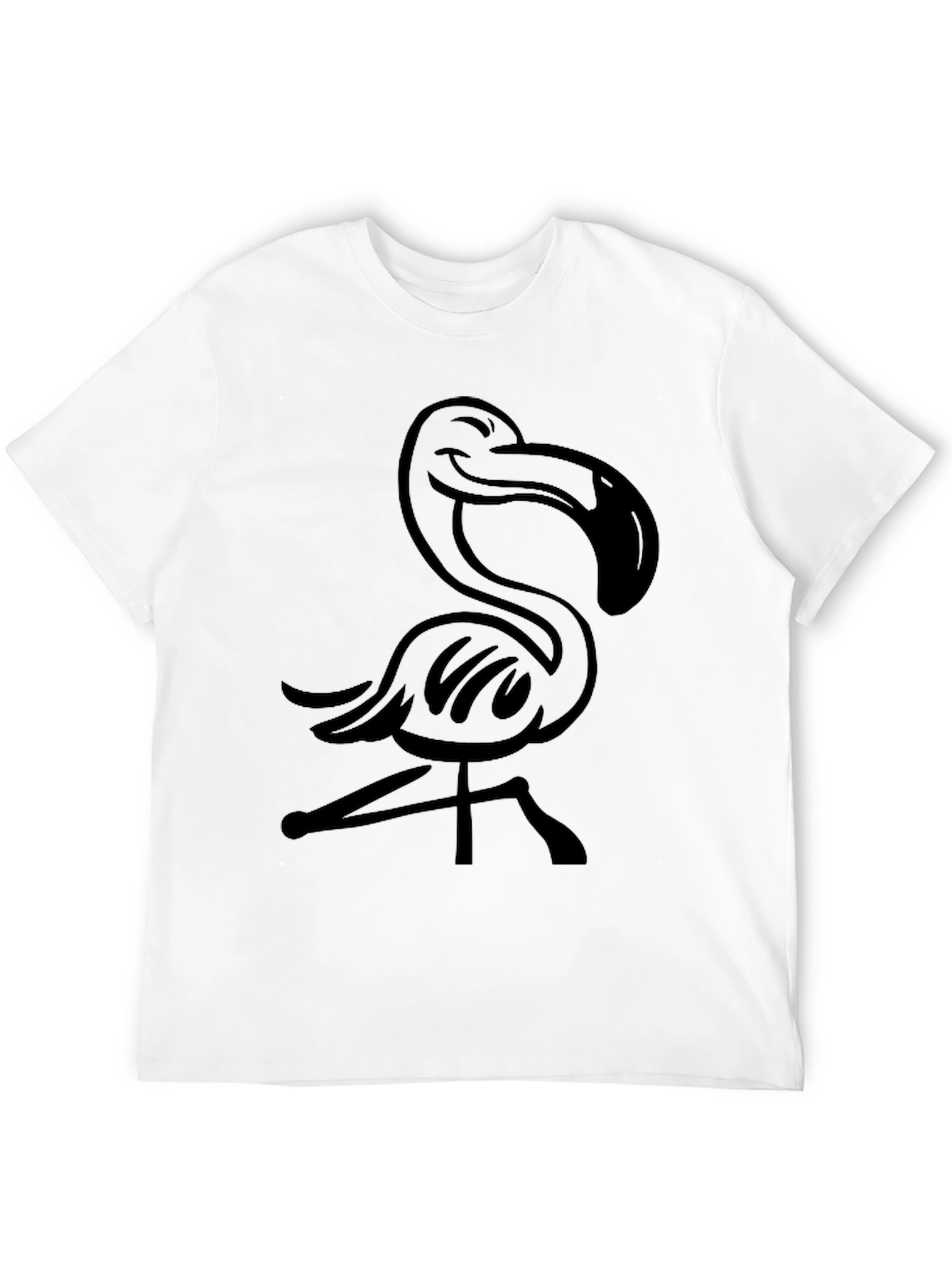 Black Black Flamingo Graphic Tee view 12