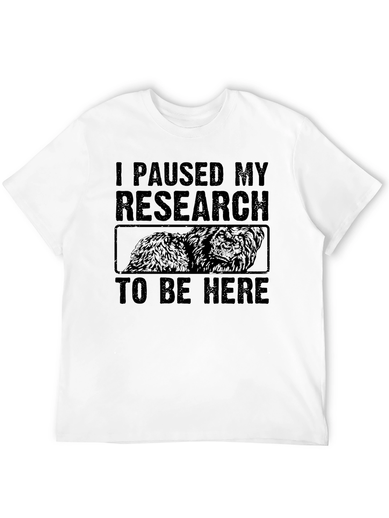 Black I Paused My Research T-Shirt view 12