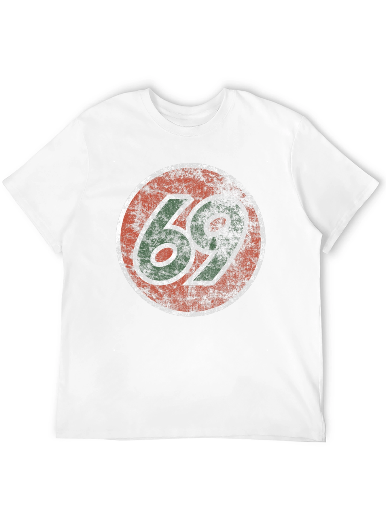 Black Vintage 69 Graphic Print Tee - Retro Style view 12